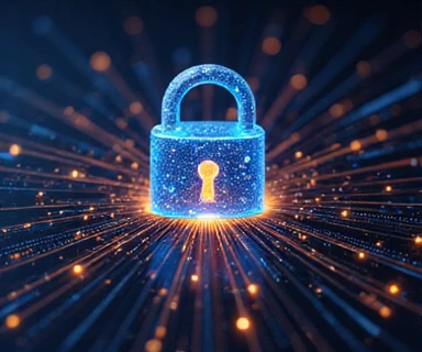 Secure data lock icon representing privacy protection